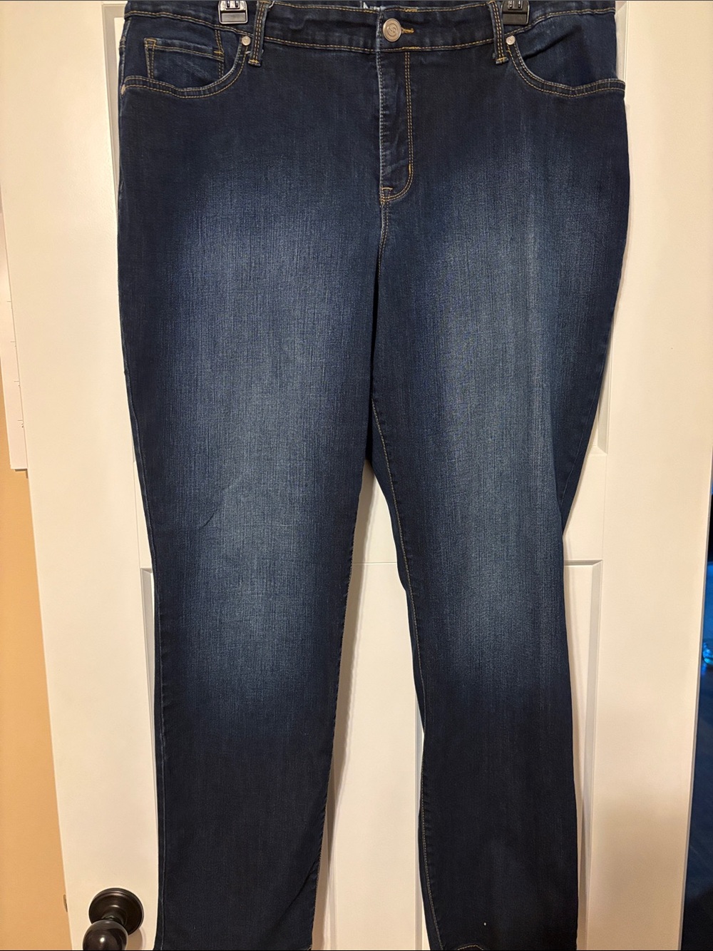new directions Dark Blue Straight Leg Jeans